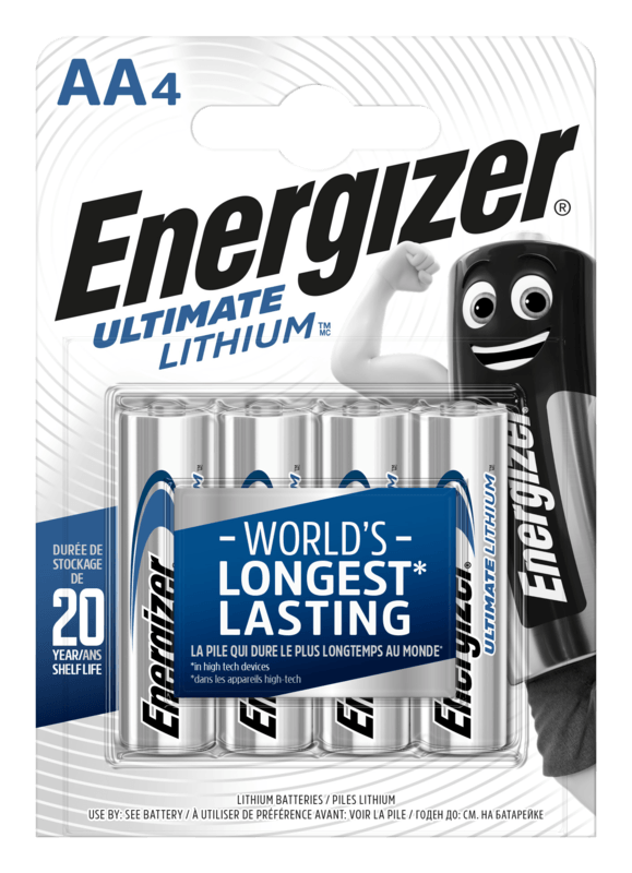 Foto batérie Energizer Ultimate Lithium L91 R6 AA 4 ks blister